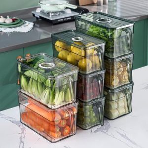 EcoNestEU refrigerator storage box for fruit and vegetable organisation